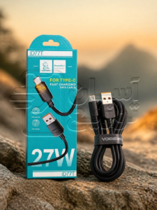 کابل فست شارژ 27 وات USB به Type-C دنمن VdenmenV مدل D77T-asantozi5
