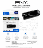 فلش مموری PNY مدل USB2 ظرفیت 32 گیگابایت asantozi