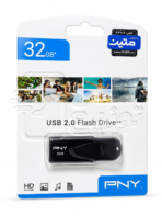 فلش مموری PNY مدل USB2 ظرفیت 32 گیگابایت asantozi