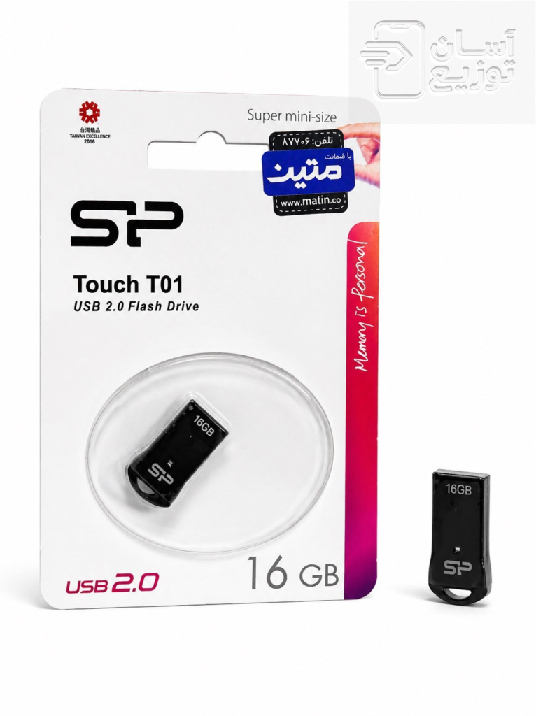 فلش مموری سیلیکون پاور Silicon Power مدل Toch T01 - USB 2.0 حافظه 16 گیگابایت