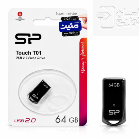 فلش مموری سیلیکون پاور Silicon Power مدل Toch T01 - USB 2.0 حافظه 64 گیگابایت