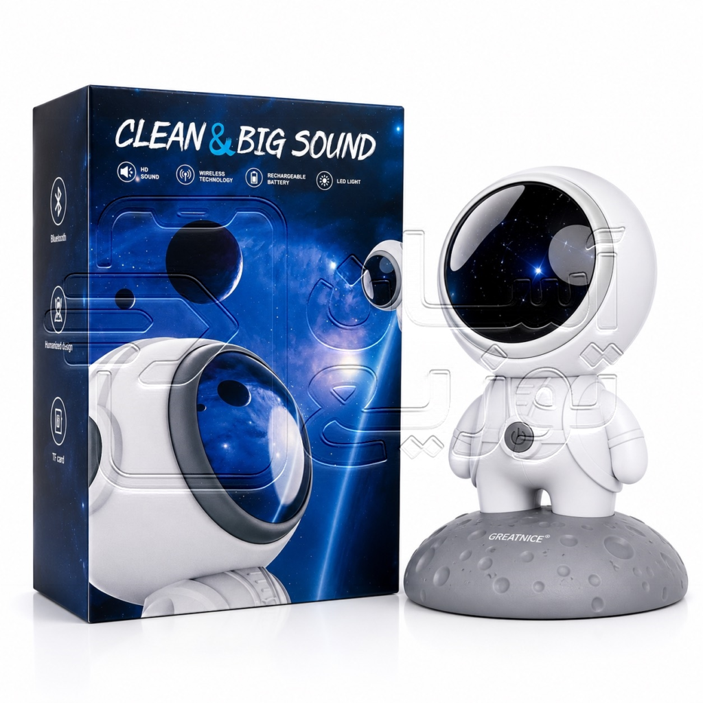 اسپیکر بلوتوثی طرح آدم فضایی great nice مدل wireless speaker space man GTS-2097