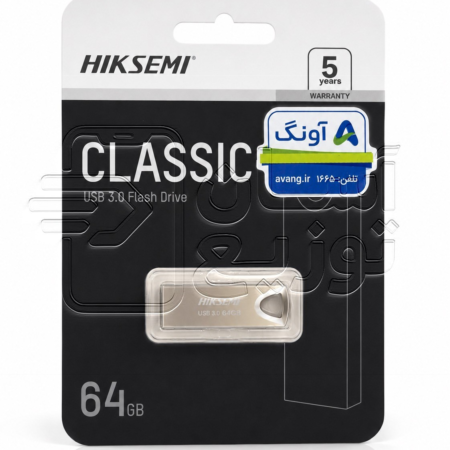 فلش مموری هیکسمی HIKSEMI مدل CLASSIC USB3 ظرفیت 64 گیگ asantozi