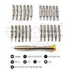 پیچ گوشتی ساعتی مجموعه 25 عددی