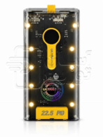 پاوربانک 30000 میلی آمپر اولتراسور Ultrasur مدل P11+ خروجی 22.5 وات سوپر فست شارژ دارای چراغ اضطراری 4 حالته + 4 کابل سرخود با گارانتی 1 ساله آسان توزیع asantozi 1