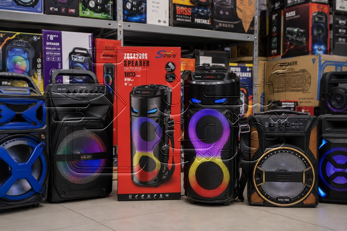 اسپیکر / پارتی باکس بلوتوثی sing-e مدل ZQS 4239 S www.asantozi.com