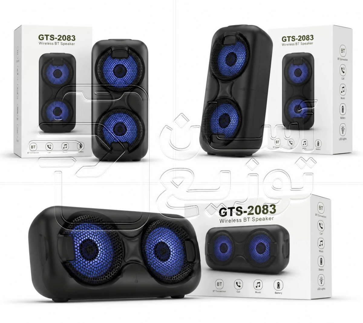 اسپیکر بلوتوثی Great nice مدل GTS-2083 asantozi 1 3