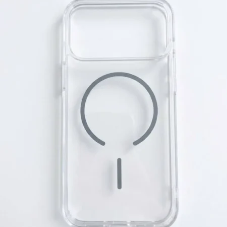 کاور شفاف مگسیف آیفون 17پرومکس مدل magnetic clear case در 6 رنگ : طوسی . مشکی . سفید. آبی روشن . صورتی روشن . نارنجی