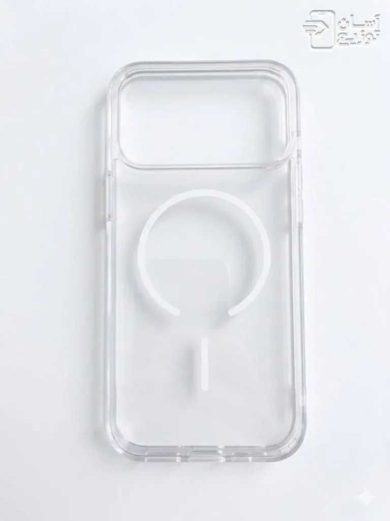 کاور شفاف مگسیف آیفون 17پرومکس مدل magnetic clear case در 6 رنگ : طوسی . مشکی . سفید. آبی روشن . صورتی روشن . نارنجی