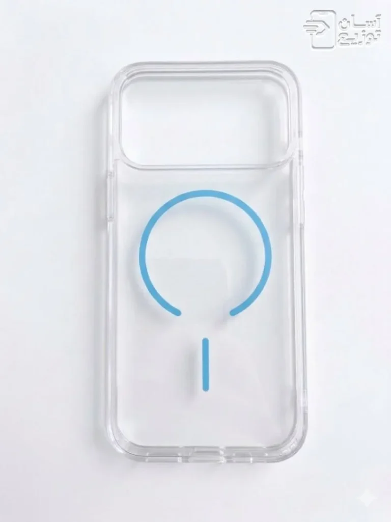 کاور شفاف مگسیف آیفون 17پرو مدل magnetic clear case در 6 رنگ : طوسی . مشکی . سفید. آبی روشن . صورتی روشن . نارنجی