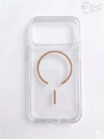 کاور شفاف مگسیف آیفون 17پرومکس مدل magnetic clear case در 6 رنگ : طوسی . مشکی . سفید. آبی روشن . صورتی روشن . نارنجی