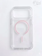 کاور شفاف مگسیف آیفون 17پرومکس مدل magnetic clear case در 6 رنگ : طوسی . مشکی . سفید. آبی روشن . صورتی روشن . نارنجی