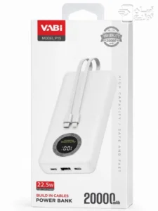پاوربانک 20000میلی آمپر وابی VABI مدل P-15