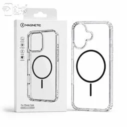 کاور شفاف مگسیف آیفون 16 مدل magnetic clear case