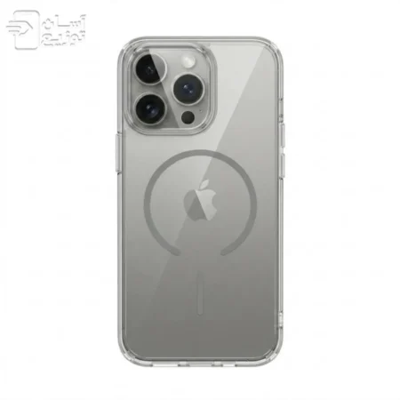 کاور شفاف مگسیف آیفون 14پرومکس مدل magnetic clear case مگسیف نازک