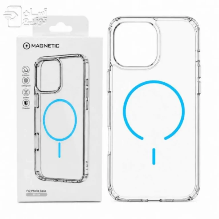کاور شفاف مگسیف آیفون 16پرومکس مدل magnetic clear case
