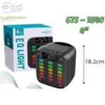 اسپیکر بلوتوثی گریت نایس مدل greatnice GTS-1840 دارای نمایشگر اکولایزر RGB