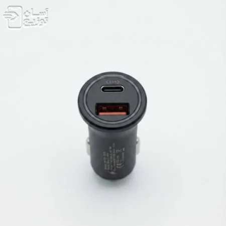 شارژر فندکی First You مدل F059 30W + پورت Type-C و USB