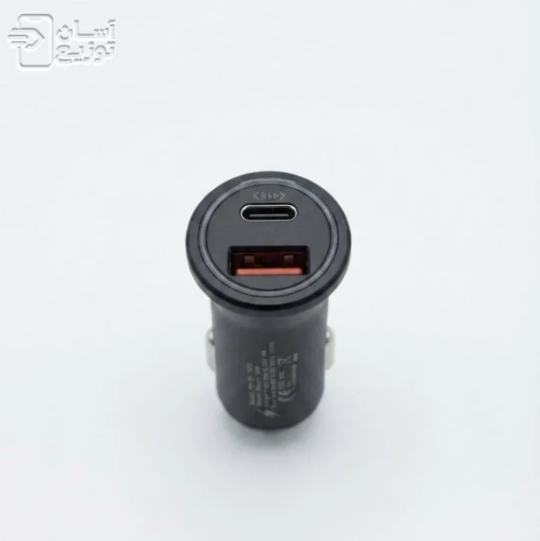 شارژر فندکی First You مدل F059 30W + پورت Type-C و USB