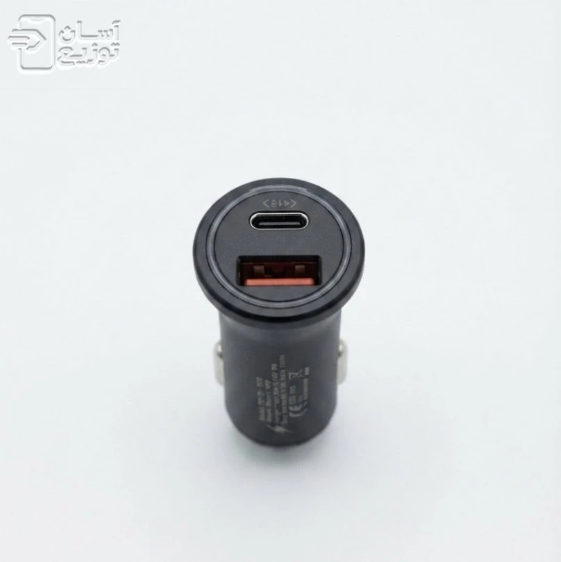 شارژر-فندکی-first-you-مدل-f059-30w-+-پورت-type-c-و-usb-4 شارژر فندکی First You مدل F059 30W + پورت Type-C و USB