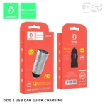 شارژر فندکی دنمن مدل DZ10 دارای 2پورت USB و TYPE-C فست شارژ
