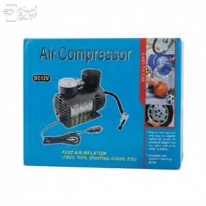 پمپ باد 12ولت خودرو (قابل اتصال به فندکی و سر باطری) 250PSI