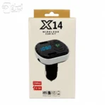FM Player و شارژر فندکی wirless car kit مدل X14 با جعبه