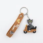 جاسوییچی سیلیکونی فانتزی طرح تام روی موتور (Tom and Jerry)