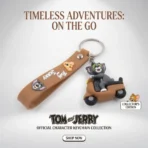 جاسوییچی سیلیکونی فانتزی طرح تام روی موتور (Tom and Jerry)