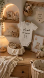 لباس سرهمی نوزاد جونیور طرح اکه بوسم کنی خالم میدونه باتو baby jumpsuit