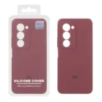 قاب سیلیکونی گوشی شیائومی مدل REDMI 15 زرشکی