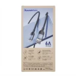 پشت جعبه کابل شارژ USB به Type-C یوسوندا مدل Y-D24C فست شارژ 6 آمپر