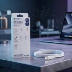 تصویر تبلیغاتی کابل شارژ USB به MICRO یوسوندا مدل Y-D10M فست شارژ